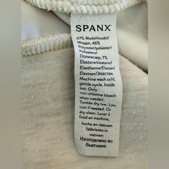 SPANX AIRESSENTIALS WOMEN’S OATMEAL HEATHER CREW NECK SWEATSHIRT Size S/P - Picture 10 of 10